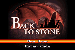Back to Stone GBA Screenshot Screenshot 1