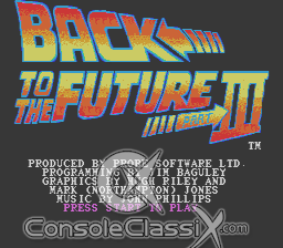 Back to the Future Part 3 Sega Genesis Screenshot 1
