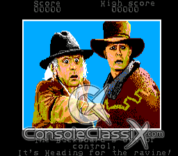 Back to the Future Part 3 Master System Screenshot 2
