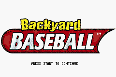 Backyard Baseball Rom For Gba Game Review Controls Hints And