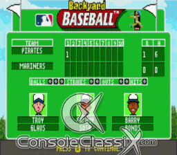 Backyard Baseball Rom For Gba Game Review Controls Hints And