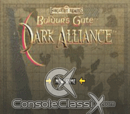 Baldur's Gate Dark Alliance GBA Screenshot 1
