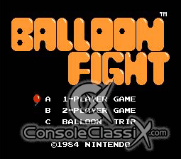 Balloon Fight NES Screenshot 1