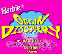 Barbie Ocean Discovery GBC Screenshot Screenshot 1