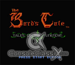 Bards Tale NES Screenshot Screenshot 1