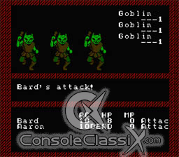 Bards Tale NES Screenshot Screenshot 2