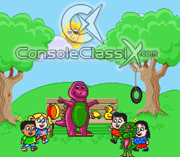 Barney's Hide & Seek Game Genesis Screenshot 2