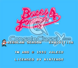 Bases Loaded 4 NES Screenshot Screenshot 1