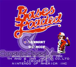 Bases Loaded NES Screenshot Screenshot 1