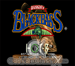 Bassin's Black Bass SNES Screenshot 1