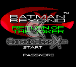 Batman Beyond Return of the Joker Gameboy/Gameboy Color Screenshot 1