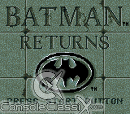Batman Returns Sega GameGear Screenshot 1