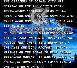 Batman The Video Game screen shot 2 2