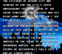 Batman The Video Game Genesis Screenshot 2