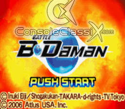 Battle B-Daman GBA Screenshot 1