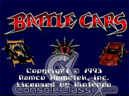 Battle Cars SNES Screenshot 1