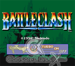 Battle Clash SNES Screenshot 1