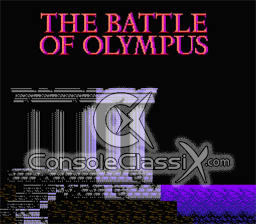 Battle of Olympus NES Screenshot 1