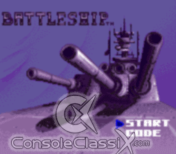 Battleship Gamegear Screenshot Screenshot 1