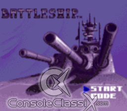 Battleship Gamegear Screenshot 1