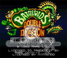 Battletoads Double Dragon SNES Screenshot Screenshot 1