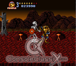 Battletoads in Battlemaniacs SNES Screenshot Screenshot 3