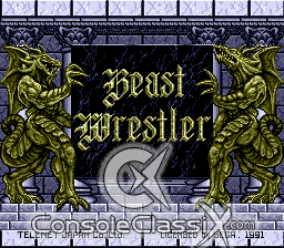 Beast Wrestler Genesis Screenshot Screenshot 1