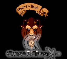 Beauty & The Beast: Roar of the Beast Sega Genesis Screenshot 1