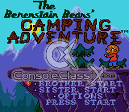 Berenstain Bears Camping Adventure Gamegear Screenshot Screenshot 1