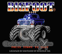 Bigfoot NES Screenshot 1