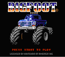 Bigfoot NES Screenshot 1