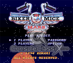 Biker Mice From Mars SNES Screenshot 1