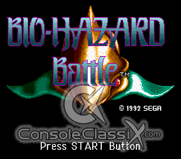 Bio-Hazard Battle Genesis Screenshot 1