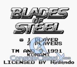 Blades of Steel screen shot 1 1
