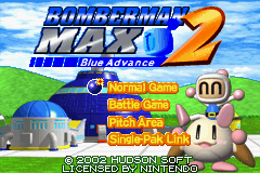 Bomberman Max 2 Blue Advance GBA Screenshot Screenshot 1