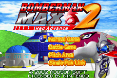 Bomberman Max 2 Red Advance GBA Screenshot Screenshot 1