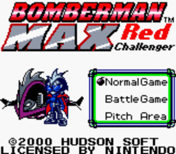 Bomberman Max Red Challenger Gameboy/Gameboy Color Screenshot 1