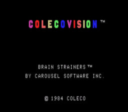Brain Strainers Colecovision Screenshot 1