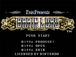 Brain Lord SNES Screenshot Screenshot 1