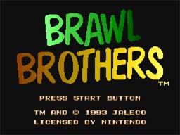 Brawl Brothers SNES Screenshot Screenshot 1