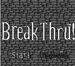BreakThru! GB Screenshot 1