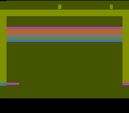 Breakout Atari 2600 Screenshot Screenshot 1