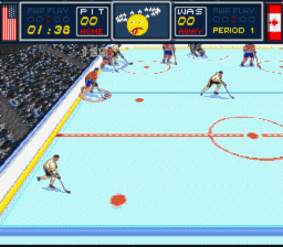 Brett Hull Hockey 95 SNES Screenshot 4