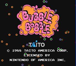 Bubble Bobble NES Screenshot 1