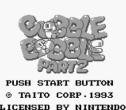 Bubble Bobble Part 2 GB Screenshot 1