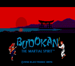 Budokan The Martial Spirit Genesis Screenshot Screenshot 1