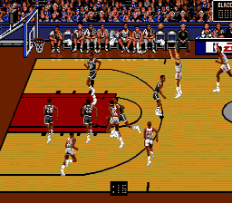 Bulls vs. Blazers and the NBA Playoffs Genesis Screenshot Screenshot 4