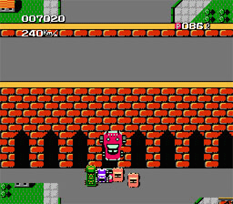 Bump 'n Jump NES Screenshot 3