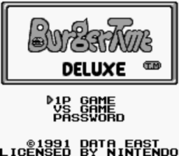 Burger Time Deluxe GB Screenshot 1