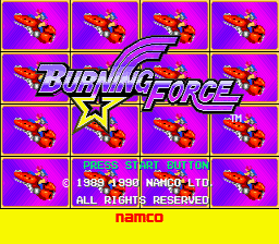 Burning Force Genesis Screenshot 1